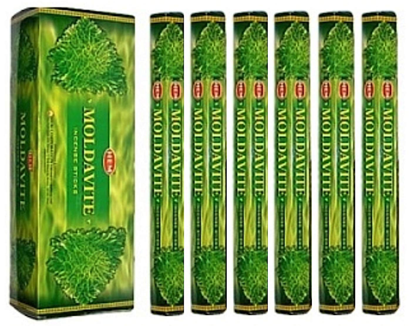 HEM Moldavite 120 Incense Sticks (6 x 20 stick packs) by Hem