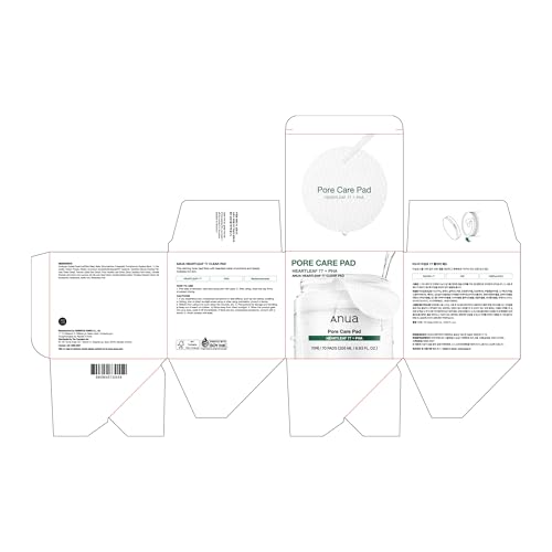 ANUA Heartleaf 77 Toner Pad 70 Sheets, PHA Dead Skin Care Low pH Daily Toner Pad exfoliating