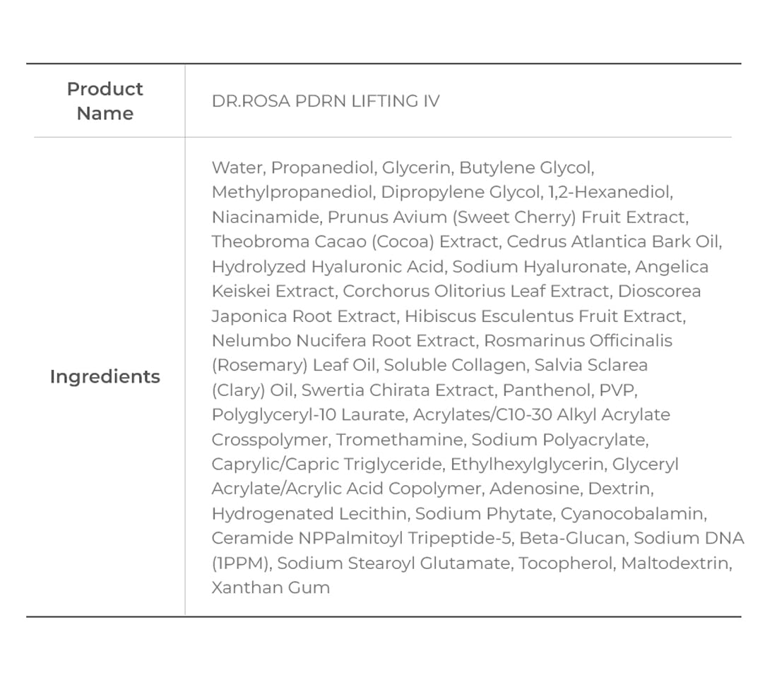 DR.ROSA PDRN Lifting IV Serum (15 mL)