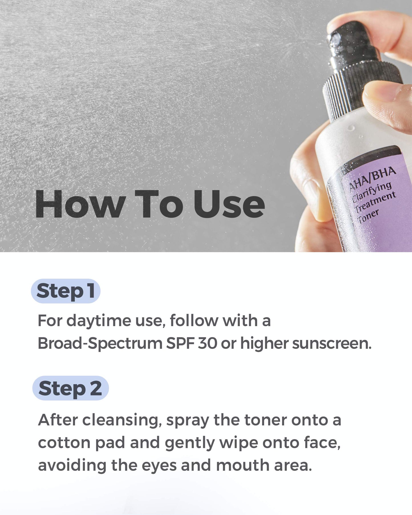 COSRX AHA/BHA Clarifying Treatment Toner, 150ml | Exfoliating Facial Spray | Korean Skin Care, Hydrating, Mild Exfoliation, Vegan, Cruelty Free, Paraben Free