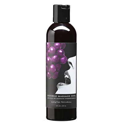 Edible Massage Oil Grape 8 fl oz / 237 ml