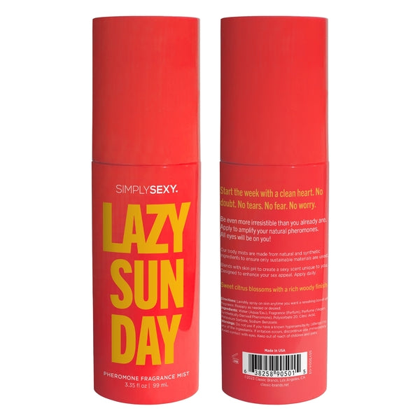 PHEROMONE BODY MIST - LAZY SUNDAY - 3.35 floz | 99mL