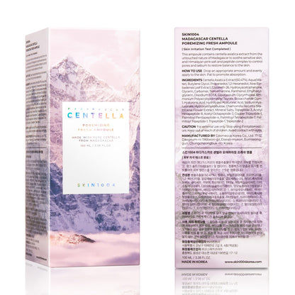 SKIN1004 Madagascar Centella Poremizing Fresh Ampoule – 100 mL | Tightening & Balancing Korean Serum for Smooth, Refined Pores