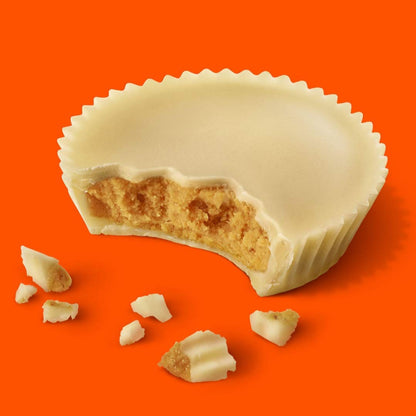 REESE'S WHITE 2 WHITE CREME & PEANUT BUTTER CUPS BOX OF 24