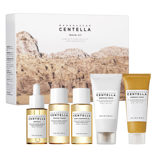 SKIN1004 Madagascar Centella Travel Kit | 5 pcs Skincare Set