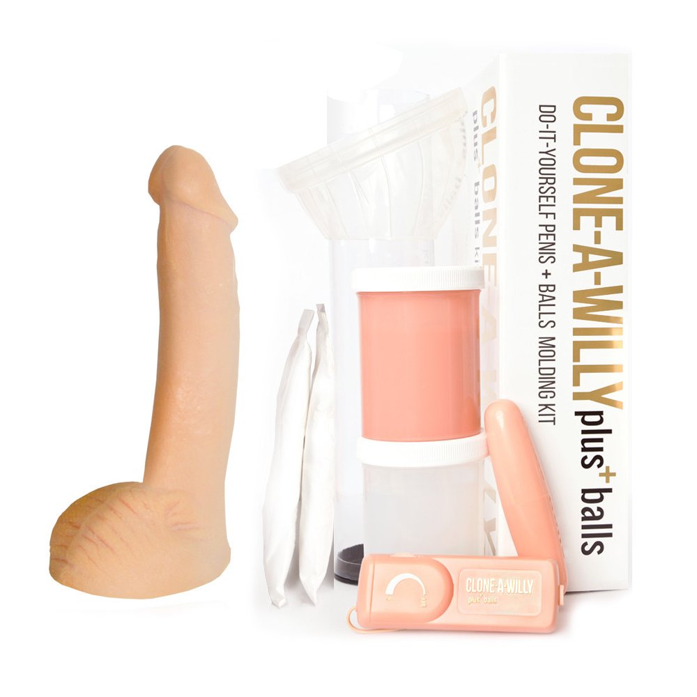 Clone-A-Willy Do-It-Yourself Penis and Balls Molding Kit – Light Skin Tone