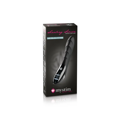 Mystim Sizzling Simon eStim Vibrator, Black Edition