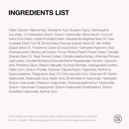ANUA Niacinamide 10 + TXA 4 Serum, Hyaluronic Acid, Tranexamic acid, Vitamin B12, Facial Serum for Glass Skin, Clarifying, Radiant Complexion with Natural Color, Korean Skin Care (30ml /1.01 fl.oz)