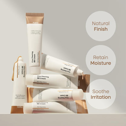 Purito Cica BB Cream #23 Natural Beige | Lightweight Korean BB Cream for Sensitive Skin | Natural Finish, Hydrating Texture, Everyday Wear (30ml)