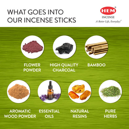 HEM Incense Sticks - Fragrance Patchouli - 120 Sticks