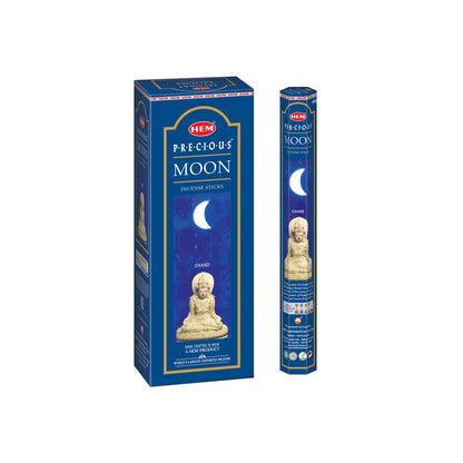 HEM - The Moon Incense Sticks - Pack of 6-120 Count - 301g