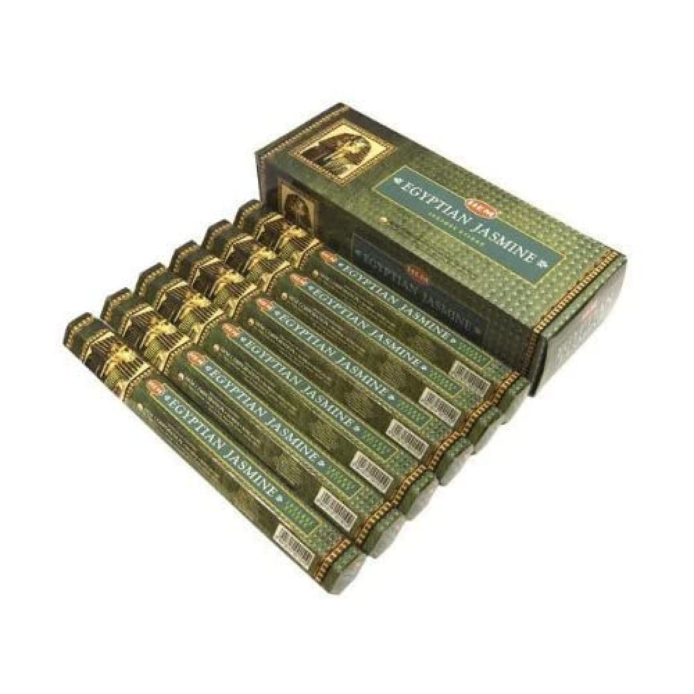 Hem Egyptian Jasmine Incense Sticks - 6 Boxes of 20 Sticks each