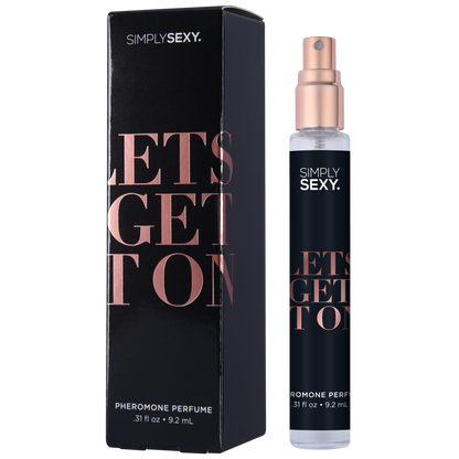 SIMPLY SEXY PHEROMONE PERFUME SPRAY - LET'S GET IT ON - 0.31 floz | 9.2mL