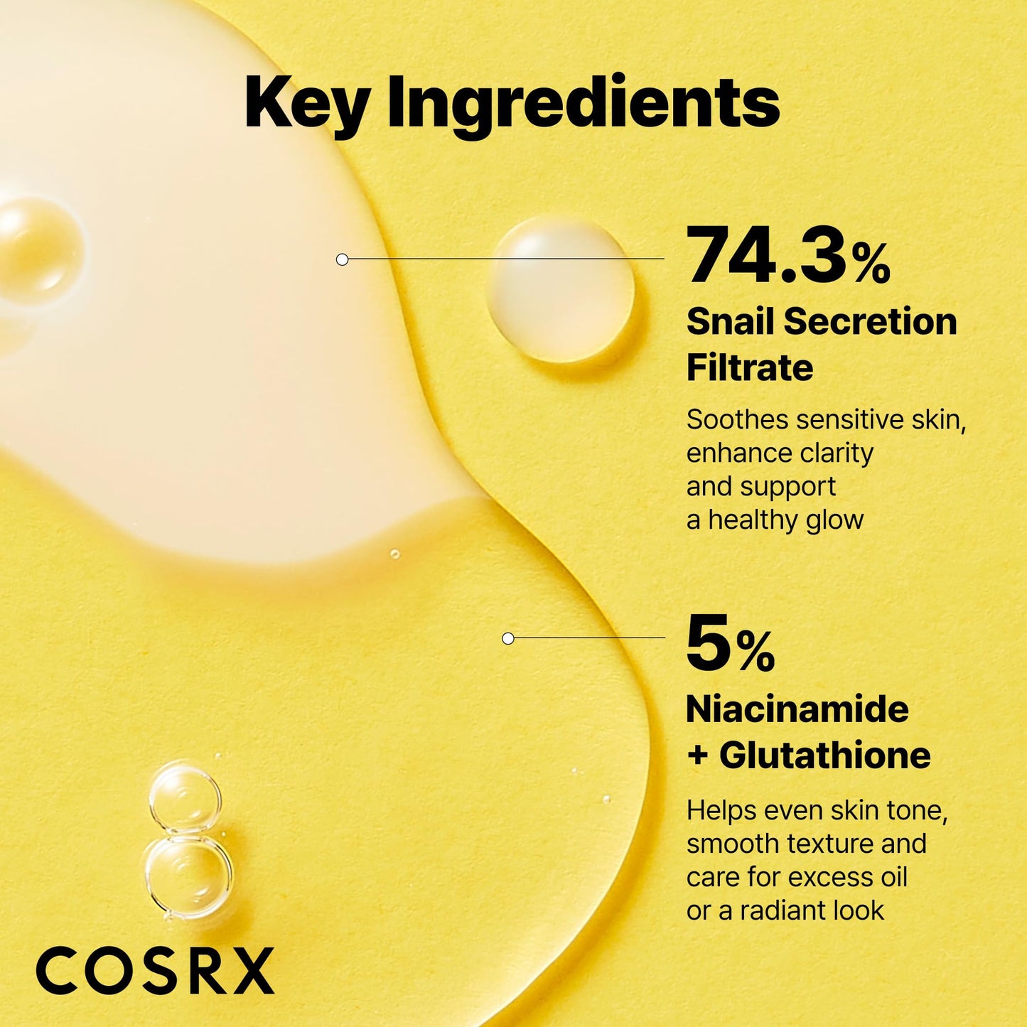COSRX Advanced Snail Radiance Dual Essence – 80 mL / 2.7 fl. oz | Brightening & Hydrating Korean Skincare