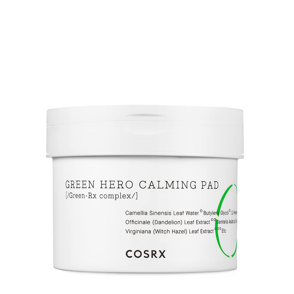 COSRX One Step Green Hero Calming Pad, 70 Pads