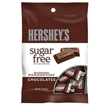 Hershey's Sugar Free Milk Chocolate 3 oz Bag