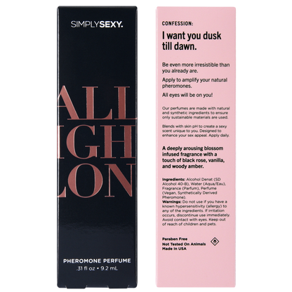SIMPLY SEXY PHEROMONE PERFUME SPRAY - ALL NIGHT LONG - 0.31 floz | 9.2mL