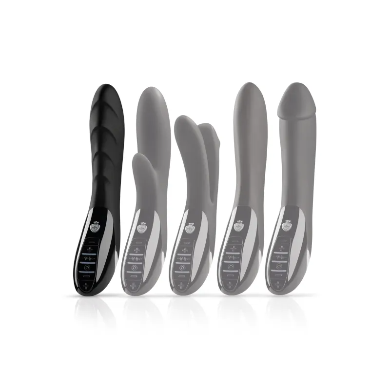 Mystim Sizzling Simon eStim Vibrator, Black Edition