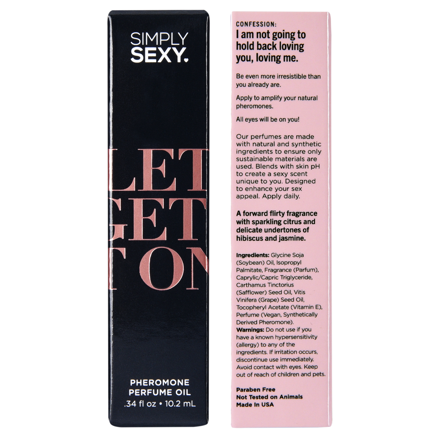 SIMPLY SEXY PHEROMONE PERFUME OIL ROLL-ON - LET'S GET IT ON - 0.34 floz | 10.2mL