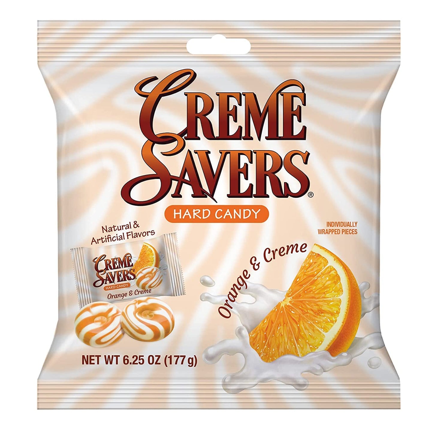 Creme Savers Orange & Creme Hard Candy (177 g Bag)