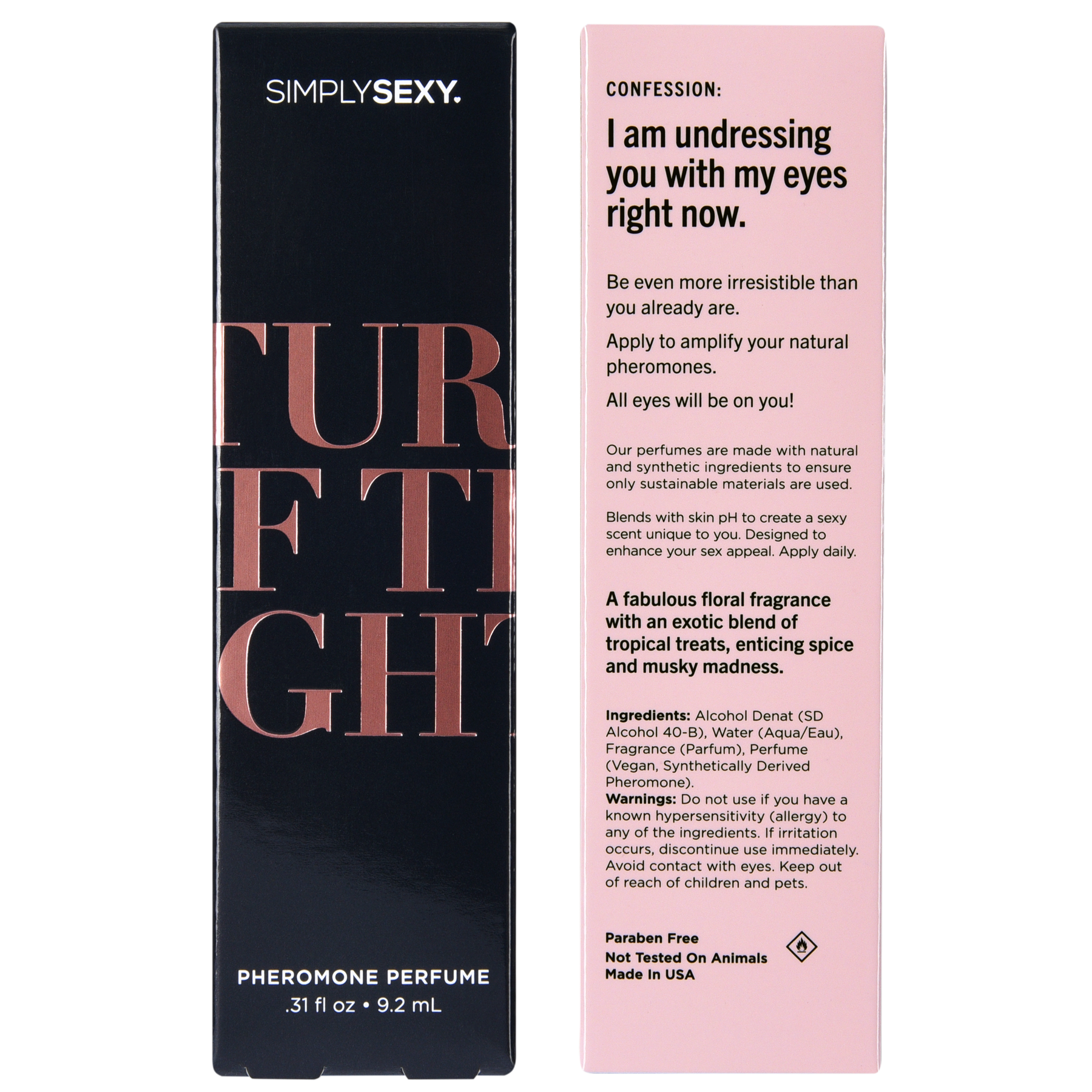 SIMPLY SEXY PHEROMONE PERFUME SPRAY - TURN OFF THE LIGHTS - 0.31 floz | 9.2mL