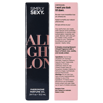 SIMPLY SEXY PHEROMONE PERFUME OIL ROLL-ON - ALL NIGHT LONG - 0.34 floz | 10.2mL