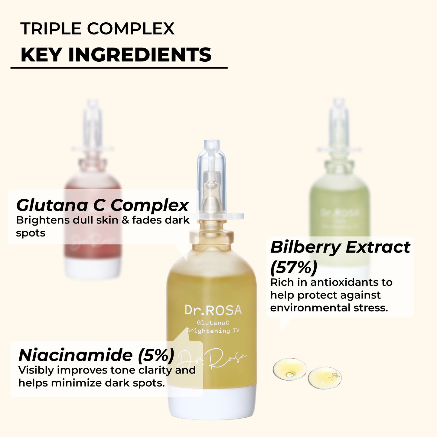 DR.ROSA Glutana C IV Brightening Serum (15 mL)