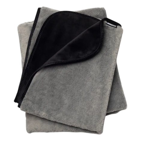 Fasinator Throw - Regular size - Faux Fur  Grey & Black