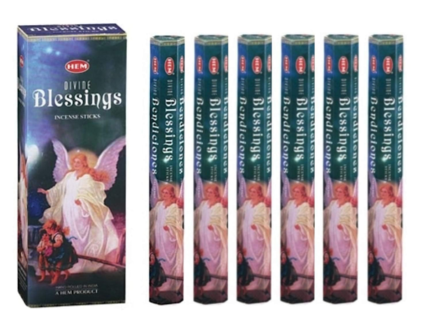 Divine Blessings - Box of Six 20 Stick Tubes - HEM Incense