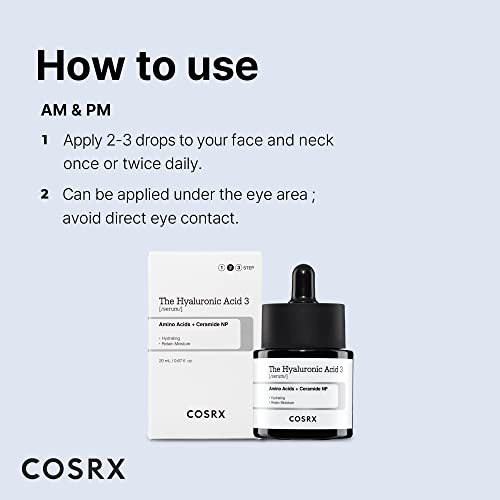 Cosrx The Hyaluronic Acid 3 Serum Serum Unisex 0.67 oz