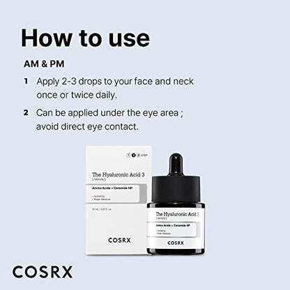 Cosrx The Hyaluronic Acid 3 Serum Serum Unisex 0.67 oz