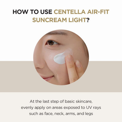 SKIN1004 Madagascar Centella Air-Fit Suncream Light – 50 mL