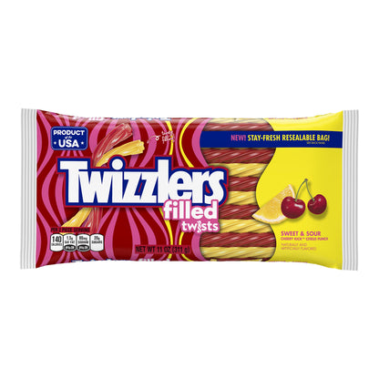 Twizzlers Sweet & Sour Filled Twists 11oz Bag