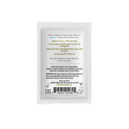 Simply Aqua Pear Sachets .1oz