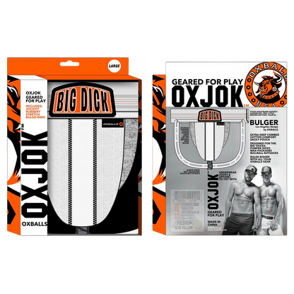 BULGER, the big pouch jock, WHITE SNOW, SMALL