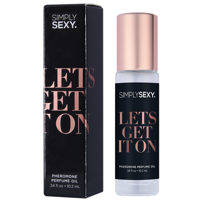 SIMPLY SEXY PHEROMONE PERFUME OIL ROLL-ON - LET'S GET IT ON - 0.34 floz | 10.2mL