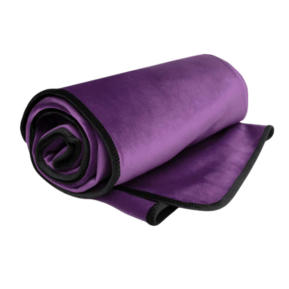 Fascinator Lush Throw  Purple Microvelvet - King Size