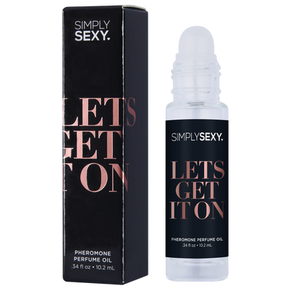 SIMPLY SEXY PHEROMONE PERFUME OIL ROLL-ON - LET'S GET IT ON - 0.34 floz | 10.2mL