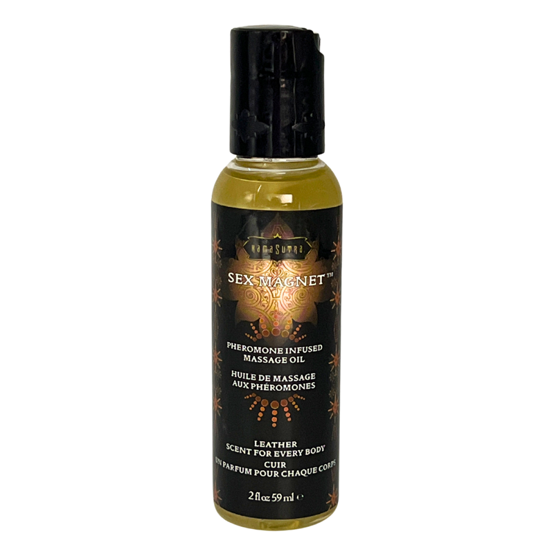 Sex Magnet Pheromone - Leather  Massage Oil 2 fl oz/59 ml