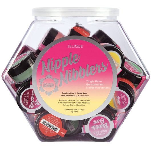 NIPPLE NIBBLERS Cool Tingle Balm Assorted 3g Bowl of 36 - DISPLAY